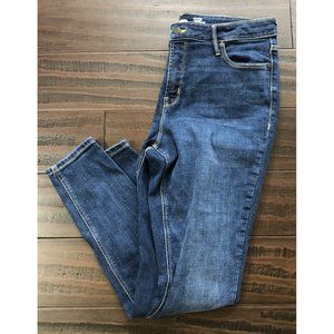 Old Navy Womens Jeans Size 12 Super Skinny Ankle Medium Wash Blue Denim Pants